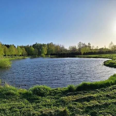 Caloroczny Letniskowy Ze Stawem * Harsz