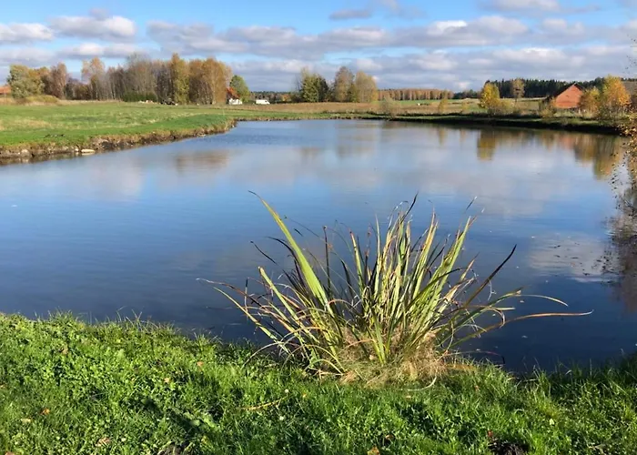 Caloroczny Letniskowy Ze Stawem Harsz